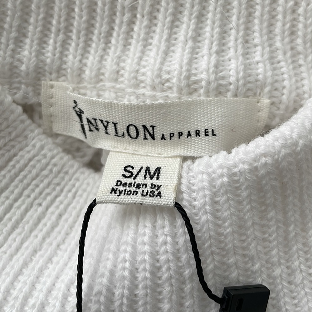Nylon Apparel Cascading Ruffle Sweater - Picture 5 of 7